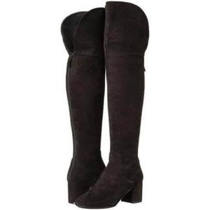 Cole Haan Raina Grand OTK II Boots - Size 7 - Black Suede